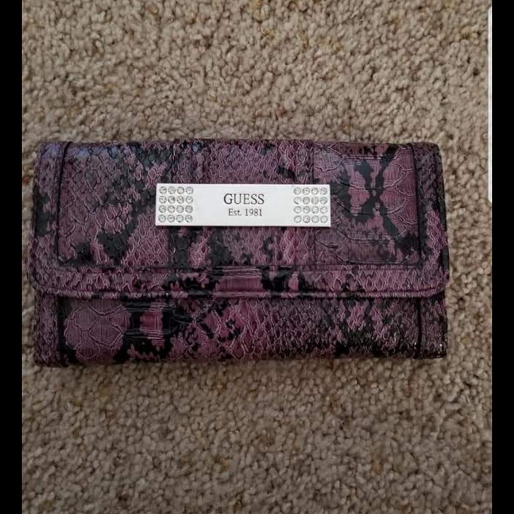 Purple Guess wallet